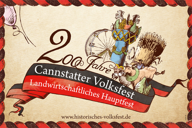 Historisches Volksfest - 200 Jahre Cannstadter Wasn